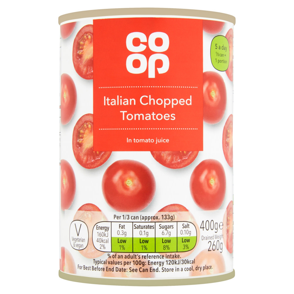 KTC Chopped Tomatoes in Tomato Juice 400g