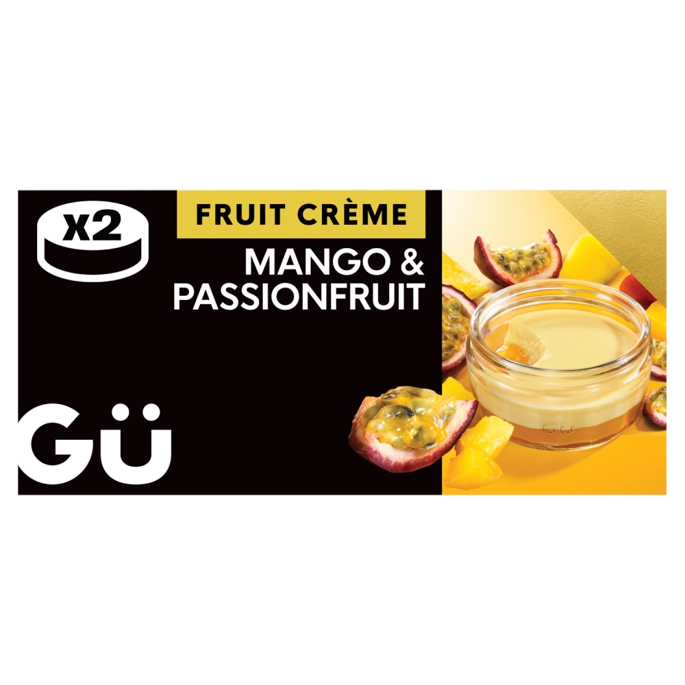 Gu Mango & Passionfruit Fruit Crème Dessert (2x85g)