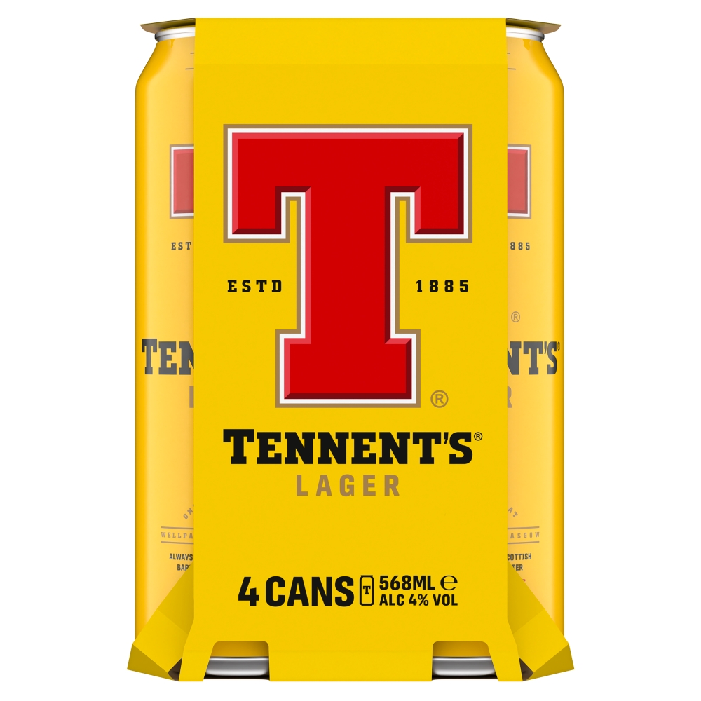 Tennents Cans 4x568ml