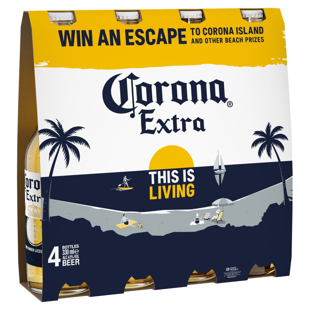 Corona Extra Bottles 4x330ml