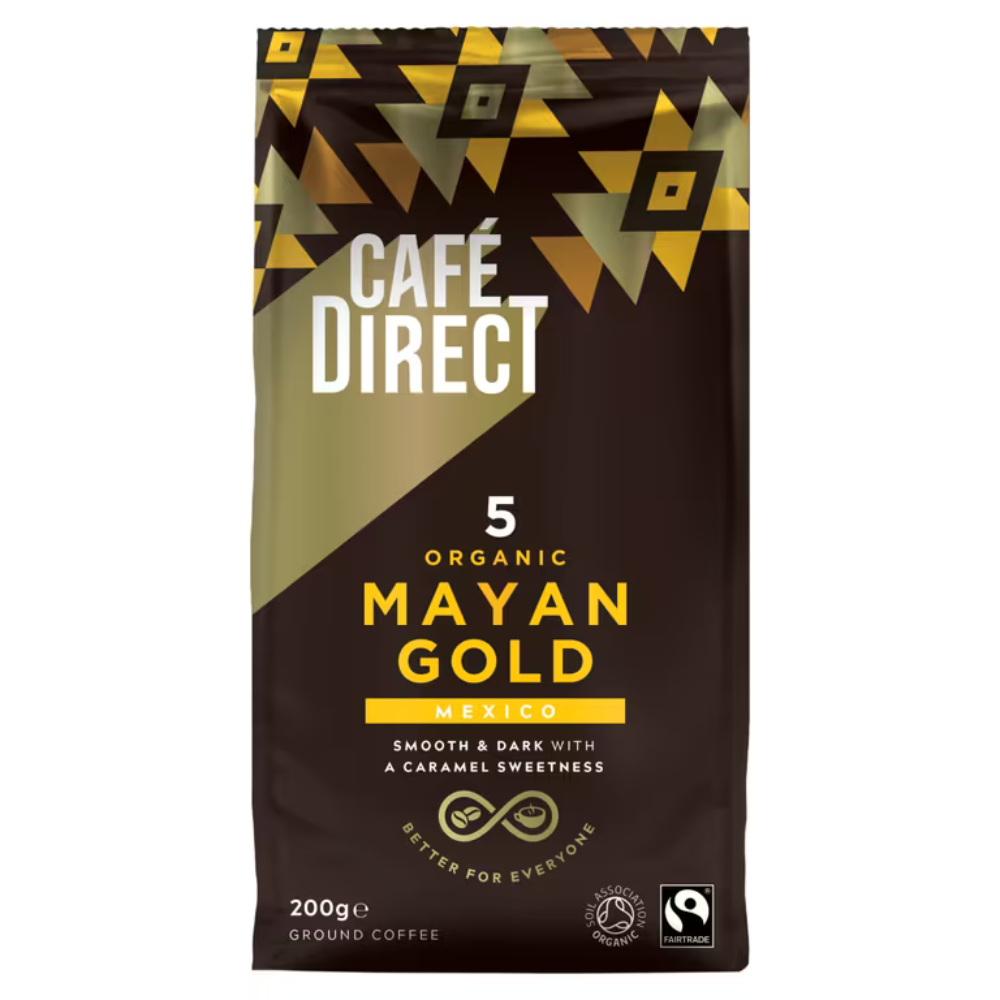 Cafedirect Fairtrade Organic Mayan Gold Mexico Coffee Beans