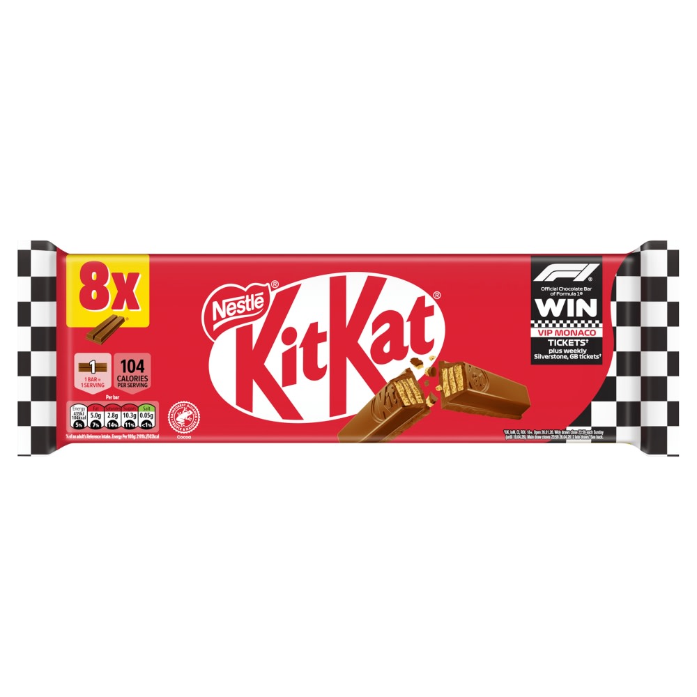 Nestle Kit Kat 8 Pack Milk 8x20.7g