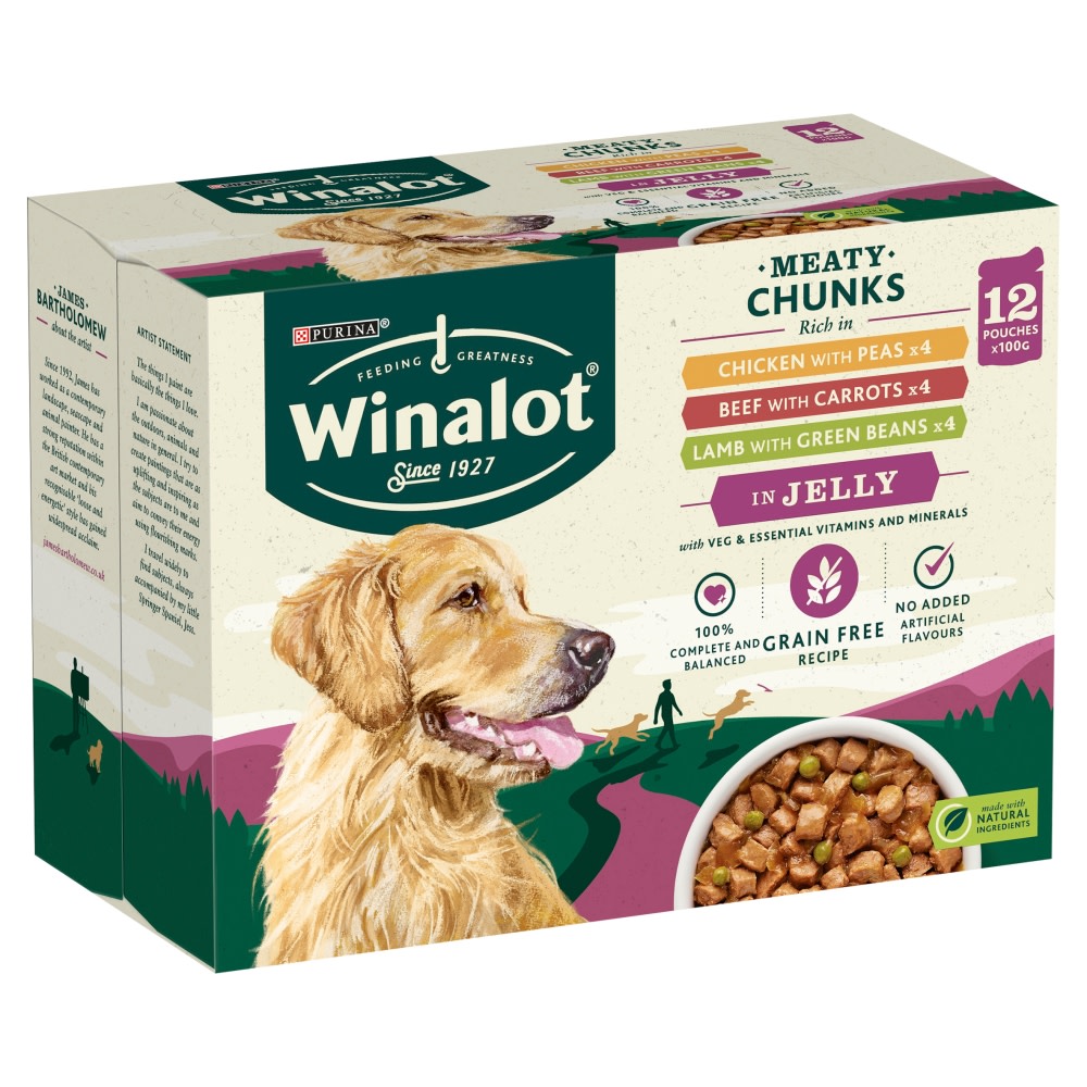 Winalot Meaty Chunks Small Dog Mixed In Jelly Dog Food