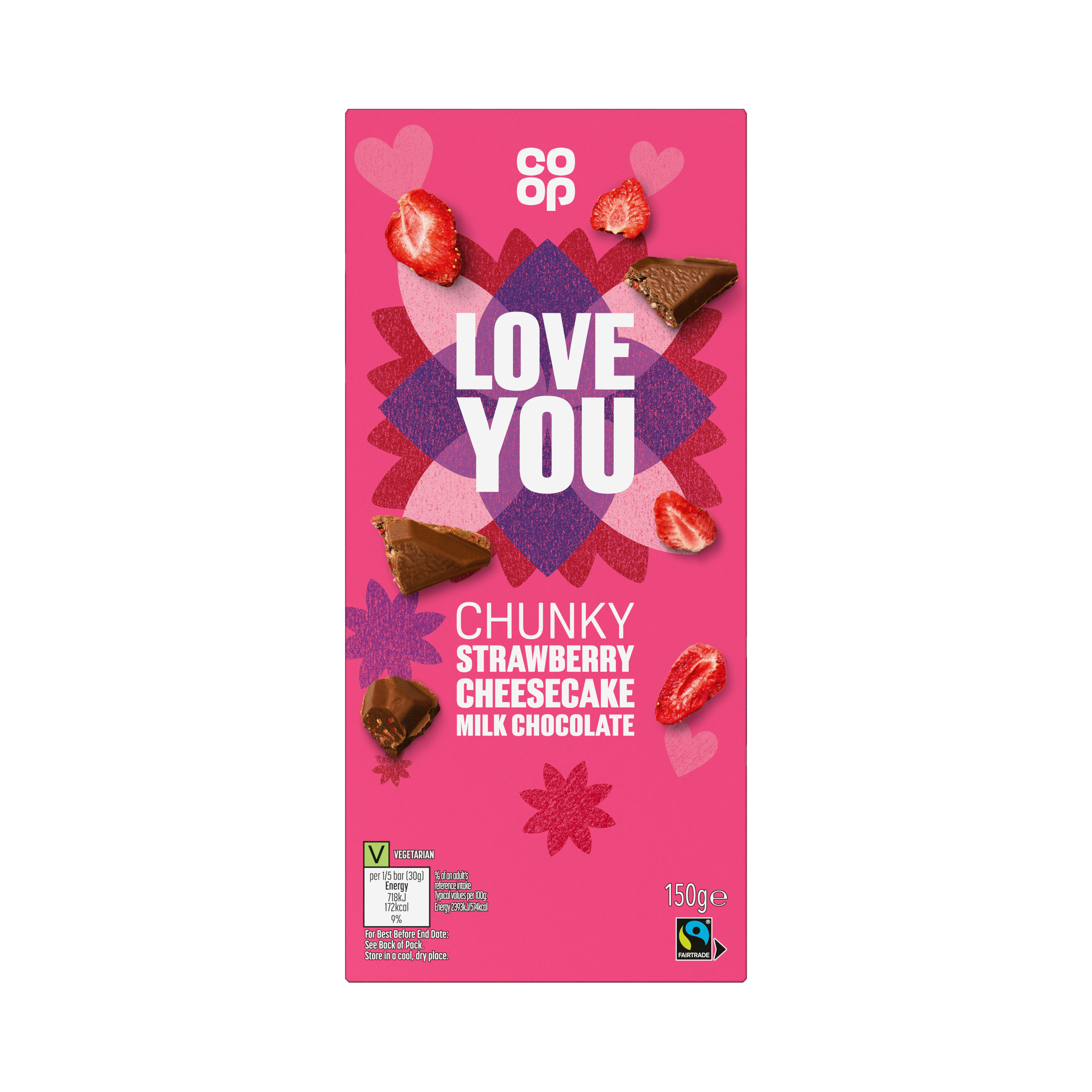 Co-op Strawberry Cheesecake Bar 150g