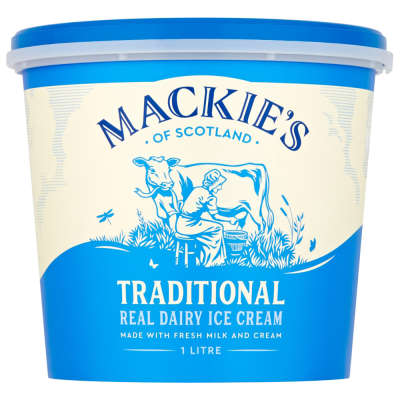 Mackie's Traditional Luxury Dairy Ice Cream 1 Ltr