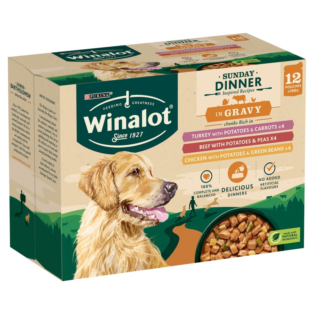 Winalot Meaty Chunks Mixed in Gravy Wet Dog Food