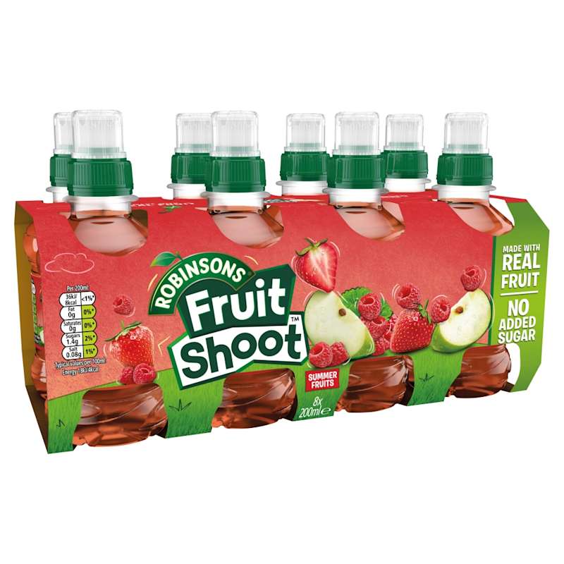 Robinsons Fruit Shoots Summer Fruits 8 x 200ml - Co-op