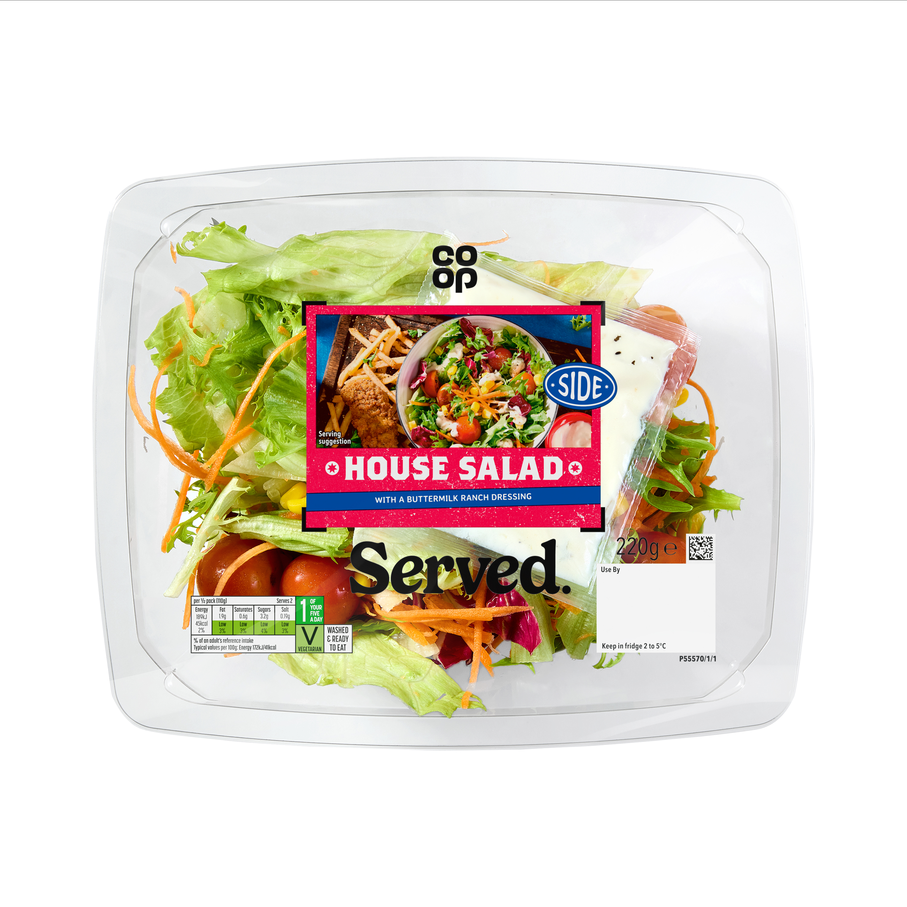 Co-op American Style Ranch Bowl 220g