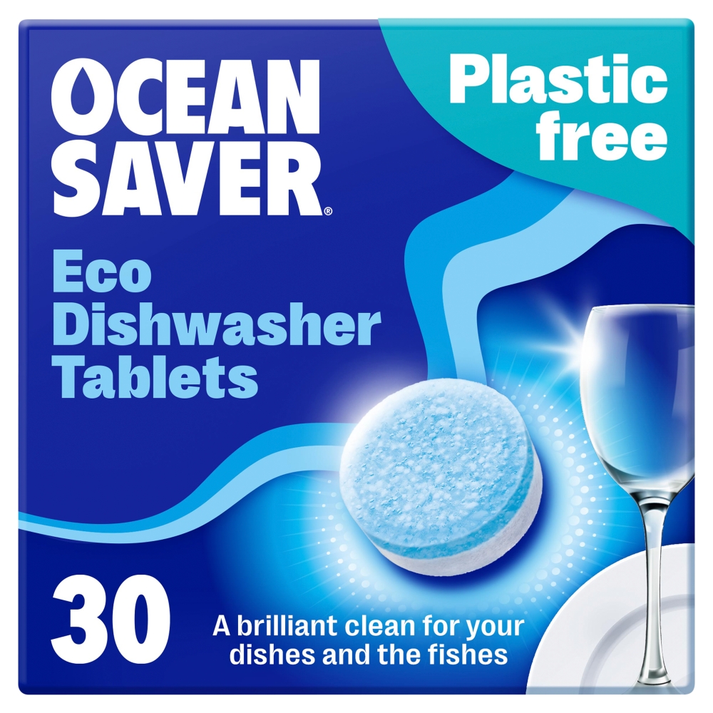 OceanSaver Plastic Free 30 Eco Dishwasher tablets