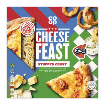 Co-op Cheese Feast Stuffed Crust Pizza 432g