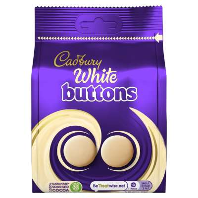 Cadbury White Giant Buttons 110g        