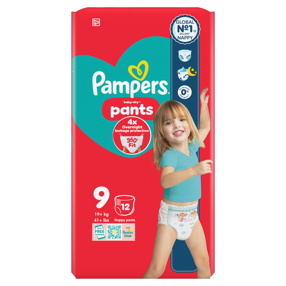 Pampers Baby Dry Pants CP Size 9 12