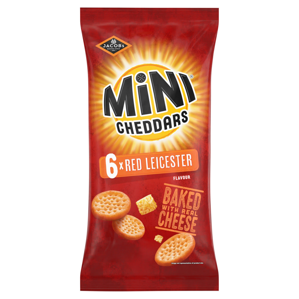 Jacobs Mini Ched Red Leicester 6 x 23g
