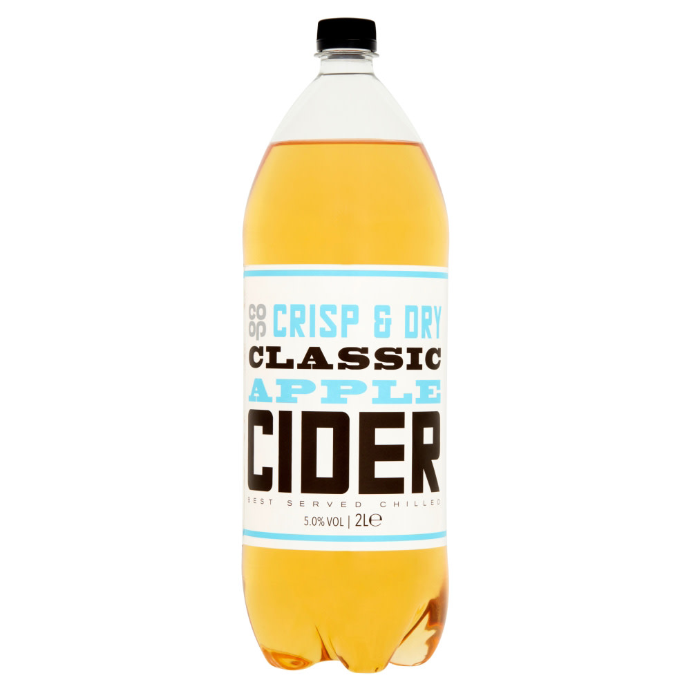 Coop Crisp & Dry Classic Apple Cider Bottle 2 Ltr Coop