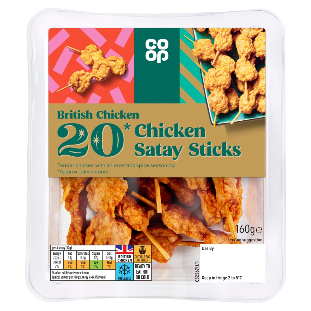 Co-op Chicken satay sticks​ 
