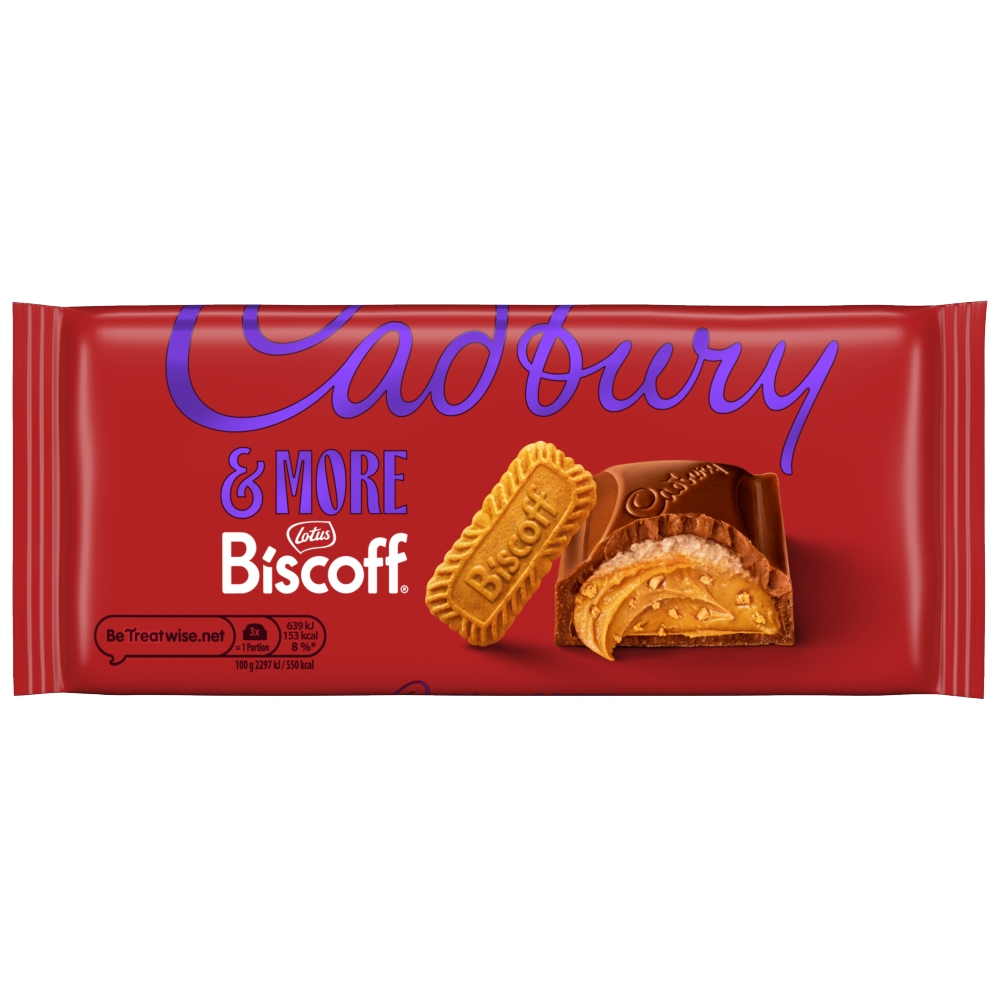 Cadbury Dairy Milk & More Biscoff 195g