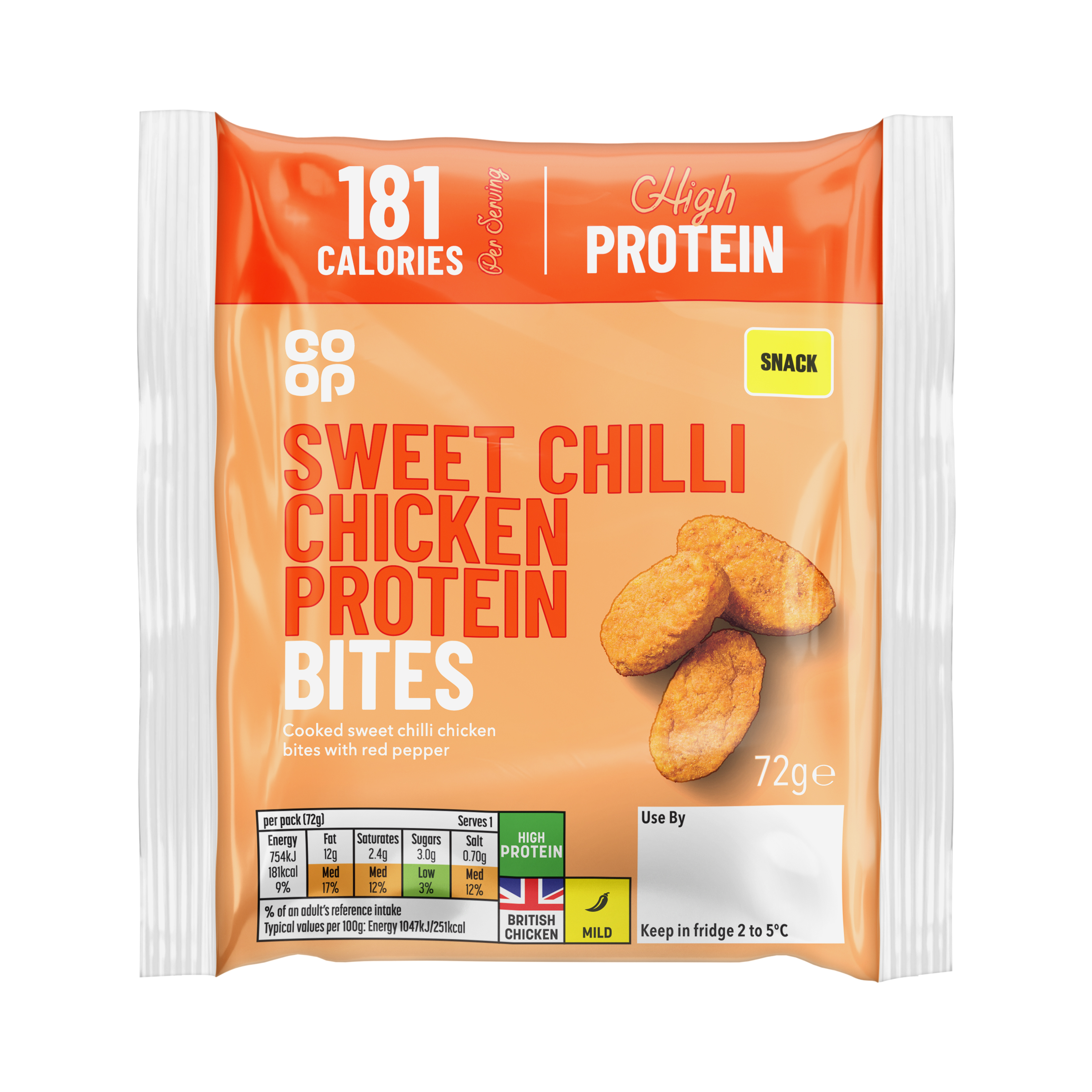 Co-op Sweet Chilli Protein Bites 72g