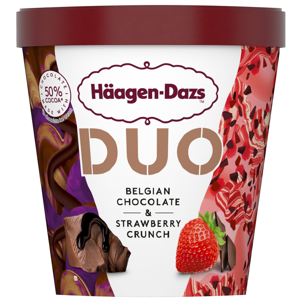 Häagen-Dazs Duo Belgian Chocolate & Vanilla 420ml