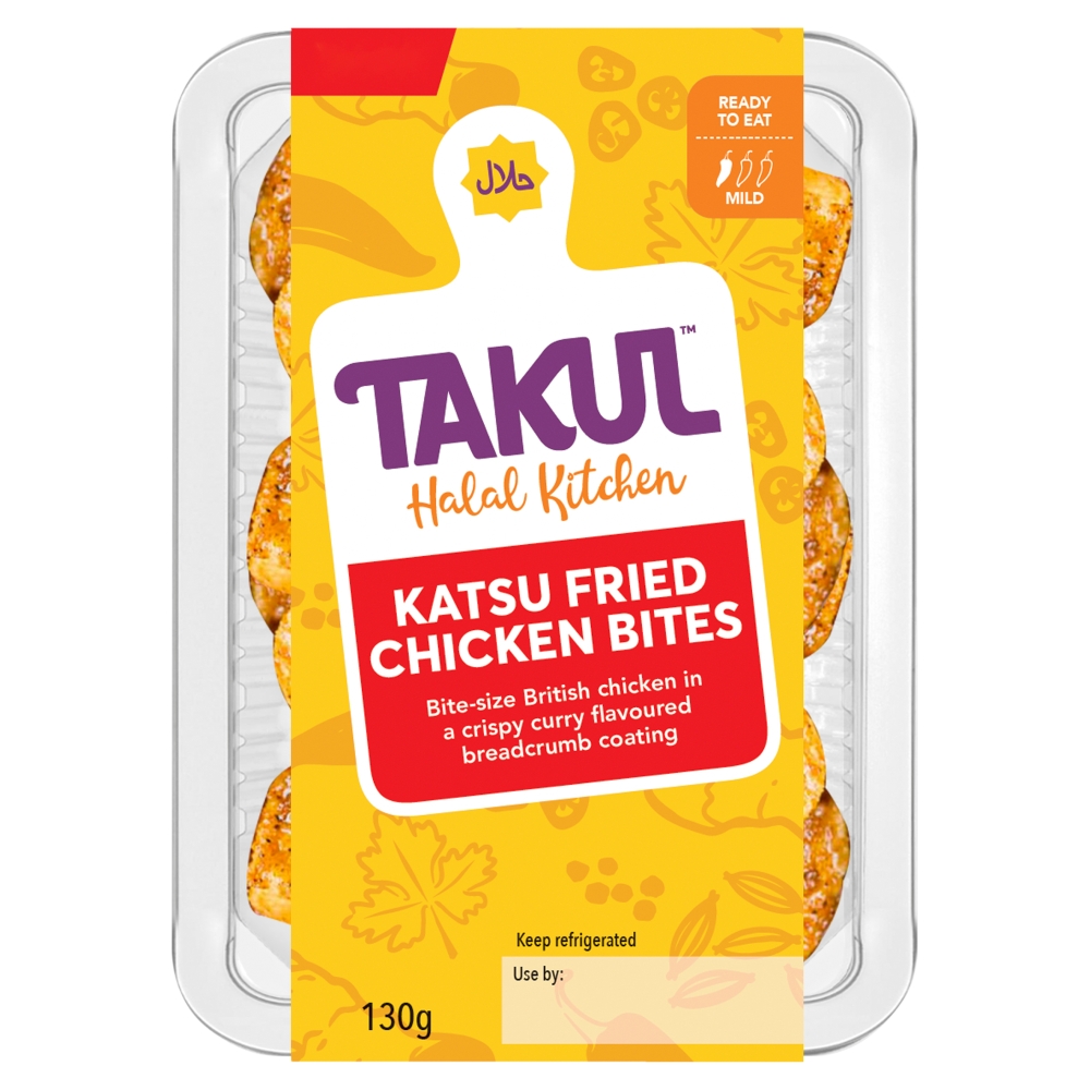 Takul Deliciously Halal Katsu Fried Chicken Bites 130g