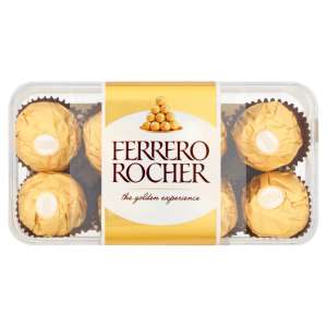 Ferrero Rocher Chocolate Pralines Gift Box of Chocolate 16 Pieces 200g