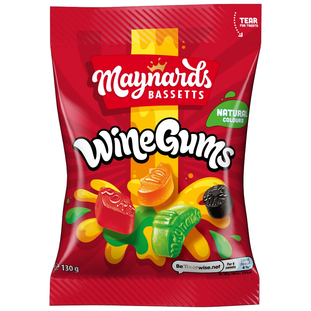 Maynards Bassetts Wine Gums Sweets Bag