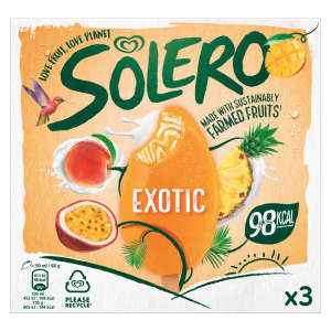Wall's Solero Exotic Ice Cream 3x90ml