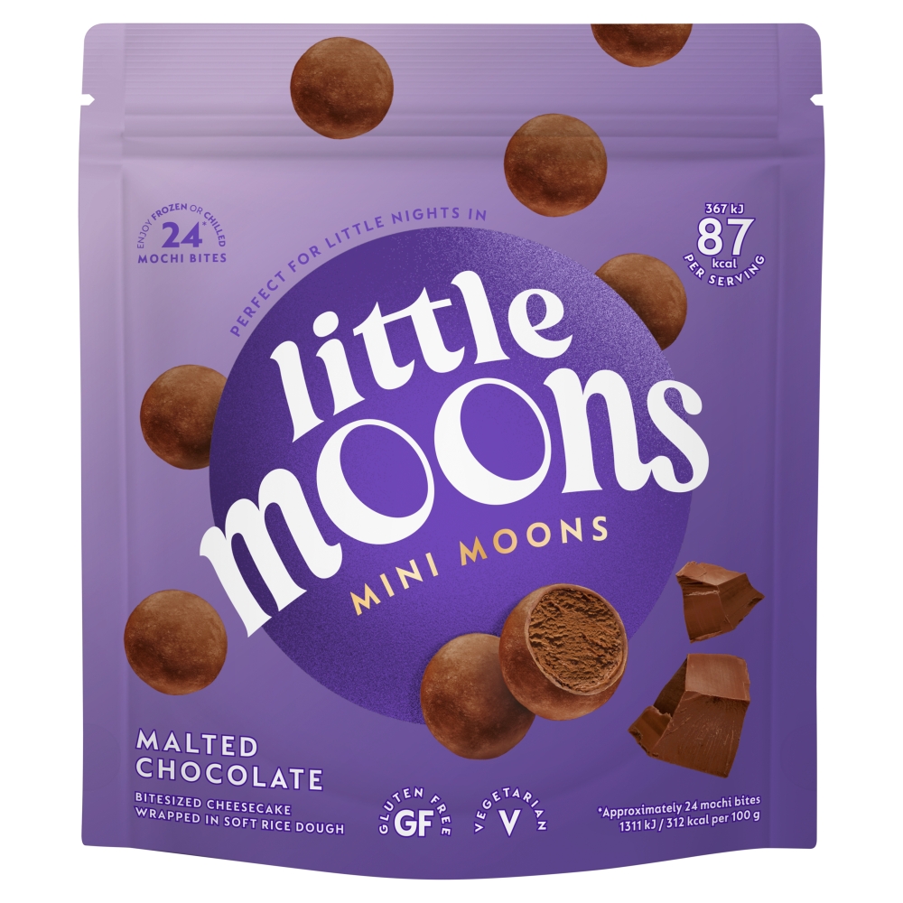 Little Moons Mini Malted Chocolate Cheescake  