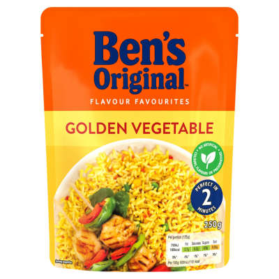 Ben's Original Golden Vegetable Microwave Rice 250g