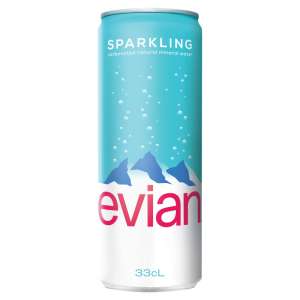  Evian Sparkling Can 33CL