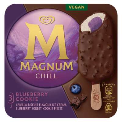 Magnum Chill Blu Cookie 3 x 90ml    