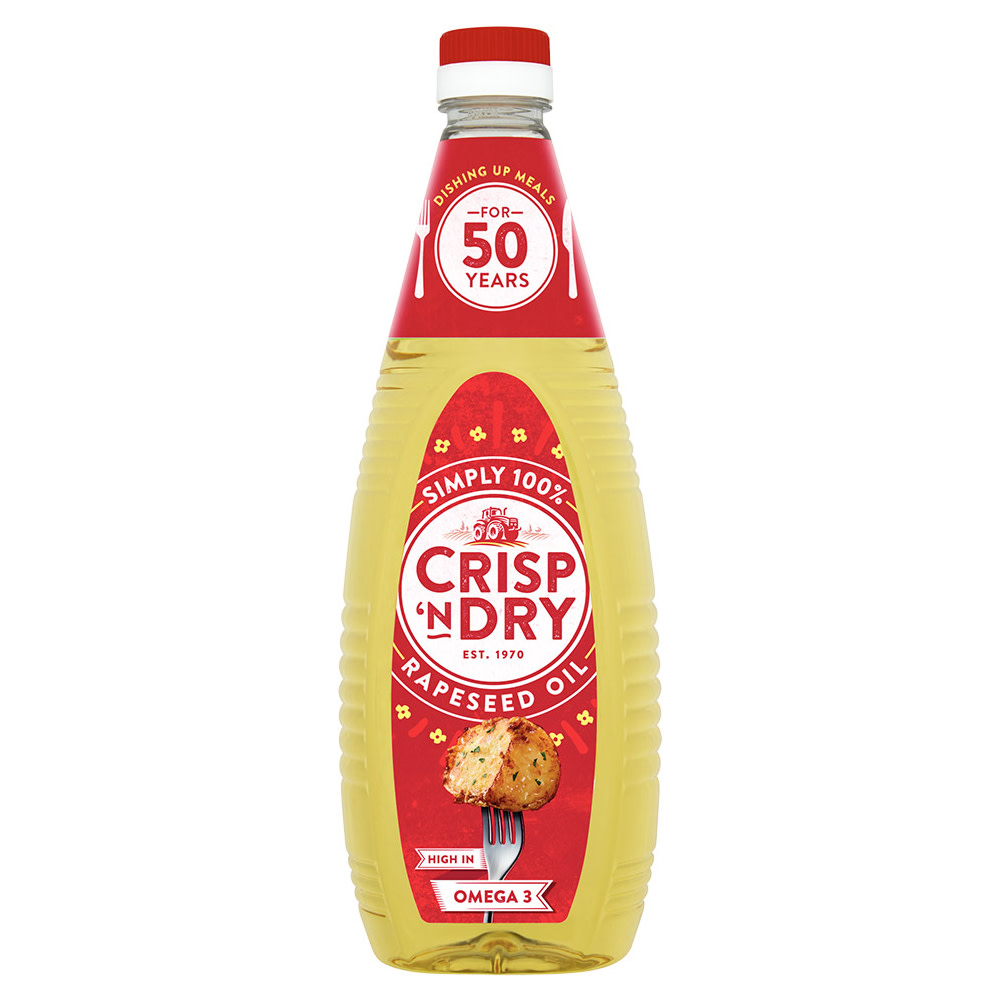 Crisp 'N Dry Vegetable Oil 100% Rapeseed 1L