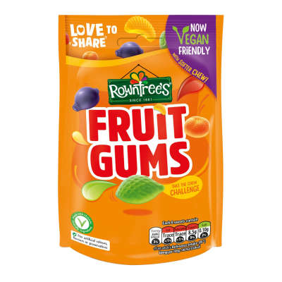 Rowntree's Fruit Gums Sharing Bag 150g 