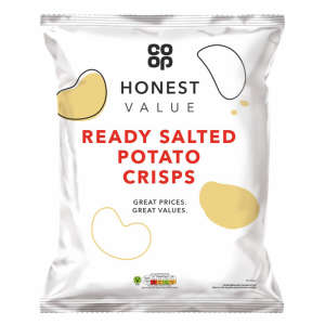 Co-op Honest Value Ready Salted Potato Crisps Multipack 10x25g