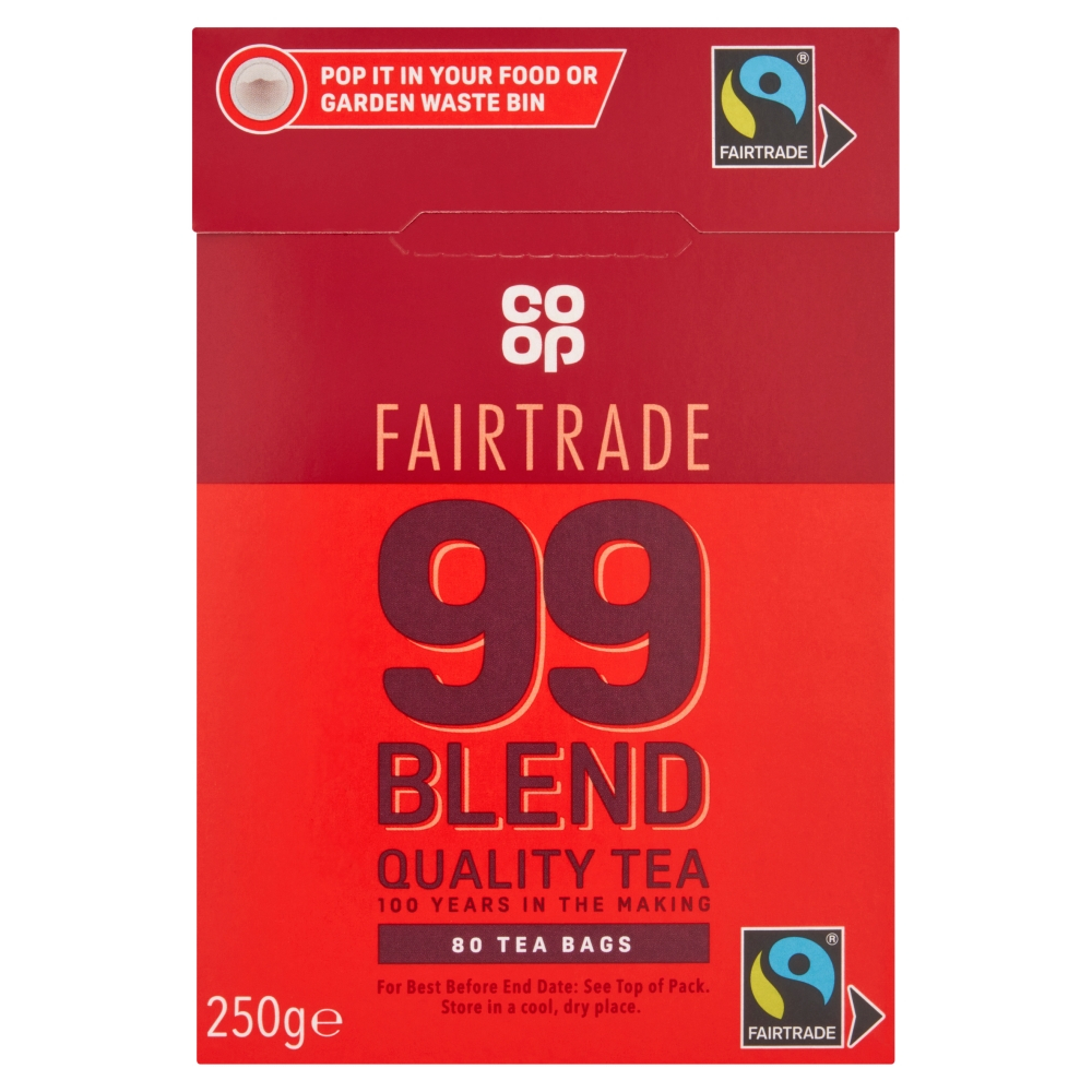 Co-op Fairtrade Tea Bags 80pk - Co-op