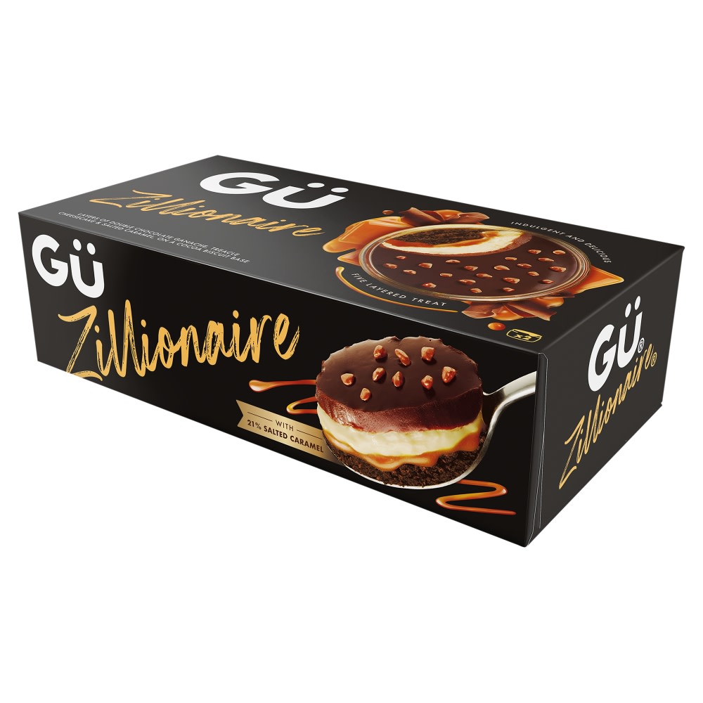 Gü Zillionaire Cheesecake Dessert 2 x 84.5g