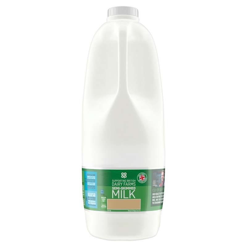 Co op 4 Pint Fresh Semi skimmed Milk 2 27ltr Co op co-op-4-pint-fresh-semi-skimmed-milk-2-27ltr-co-op