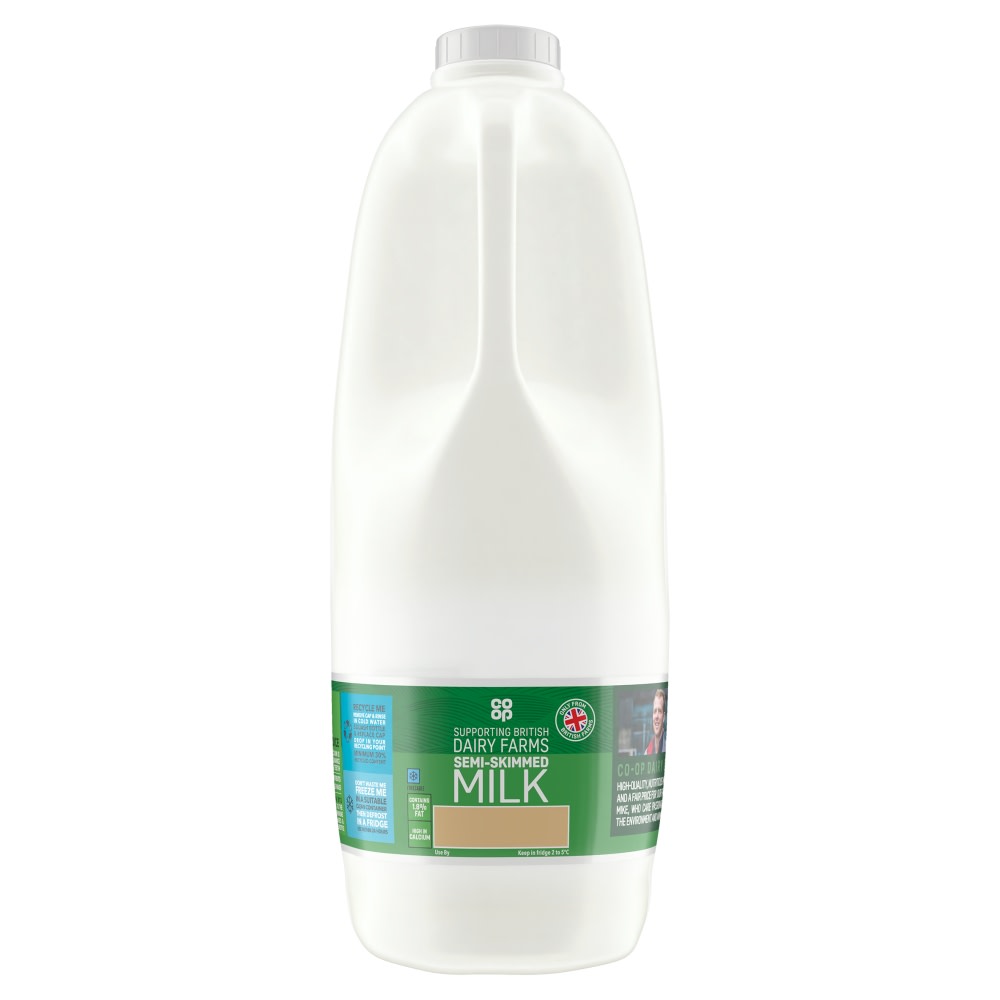 Co-op 2 Pint Fresh Skimmed Milk 1.136ltr