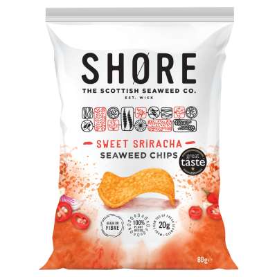 Shore Sweet Chilli Seaweed Chips 80g  
