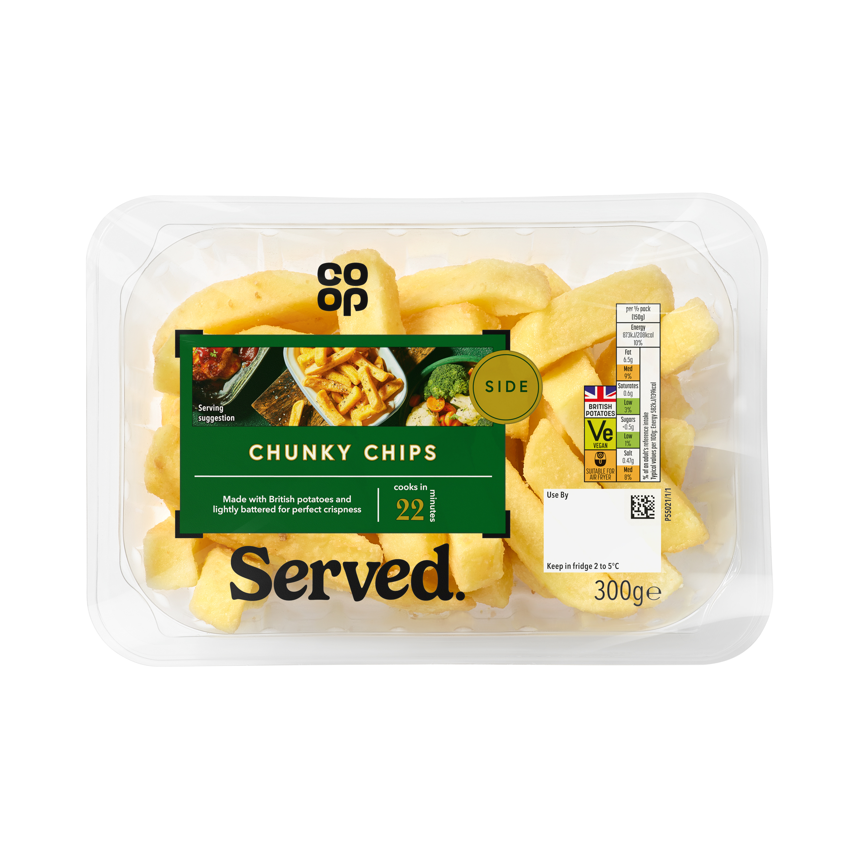 Co-op Chunky Chips 300g
