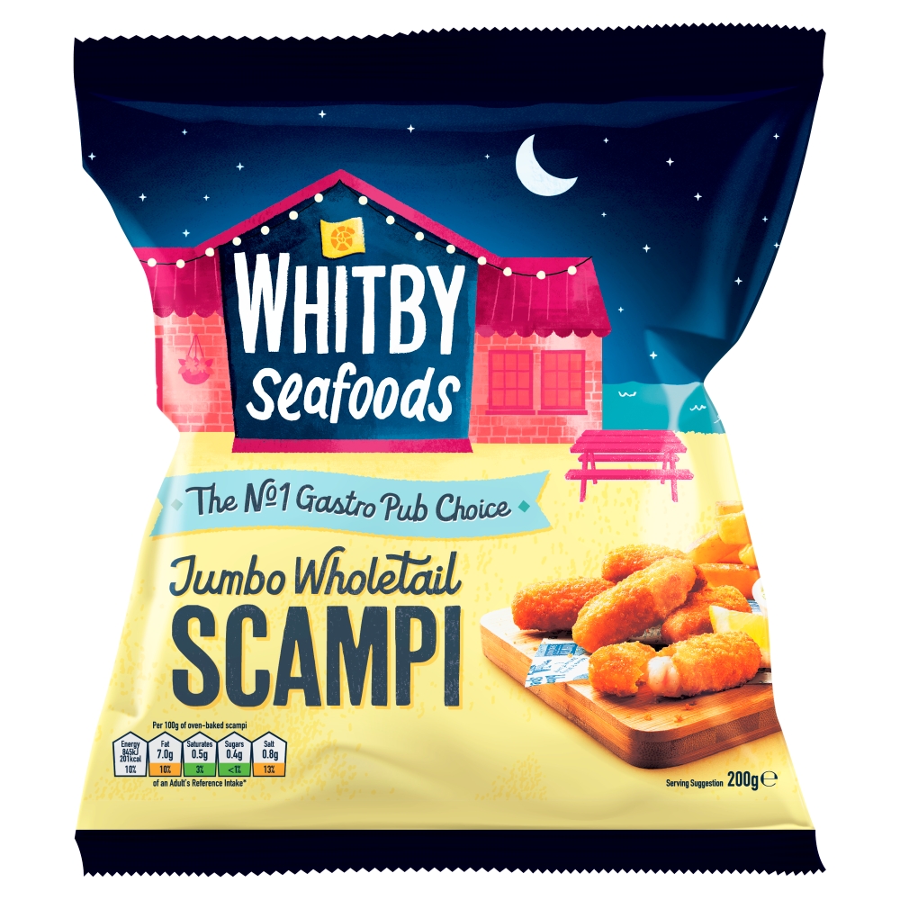 Whitby Seafoods Jumbo Scampi 200g