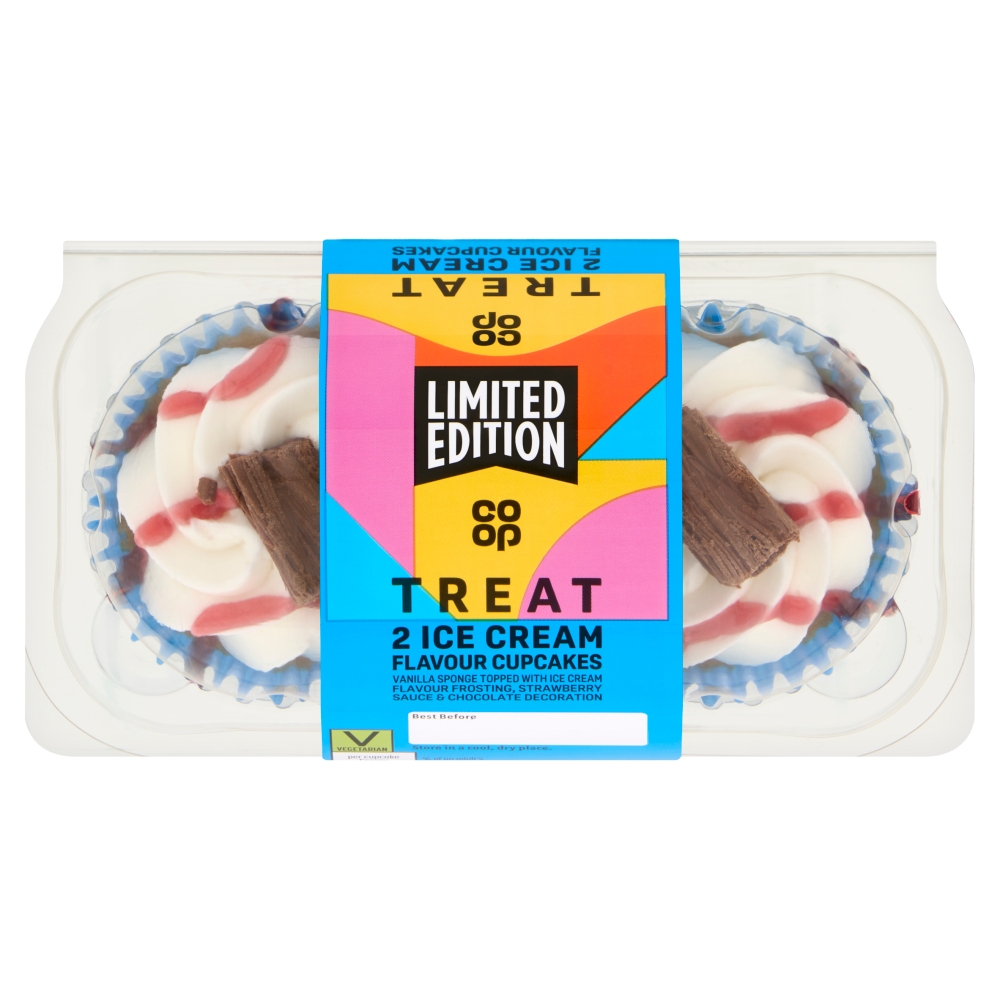 Co-op Ice Cream Cupcake 2 pack