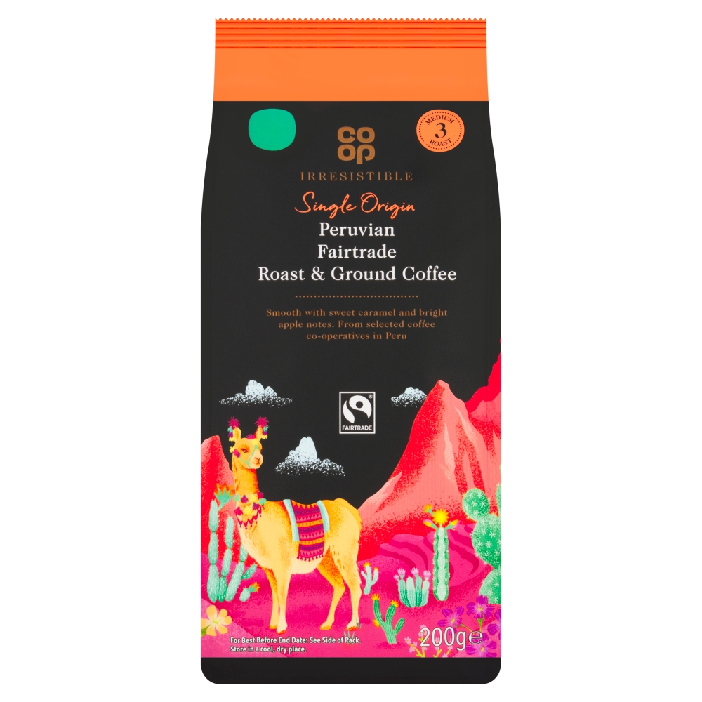 Co-op Irr Peruvian R&G Coffee 200g