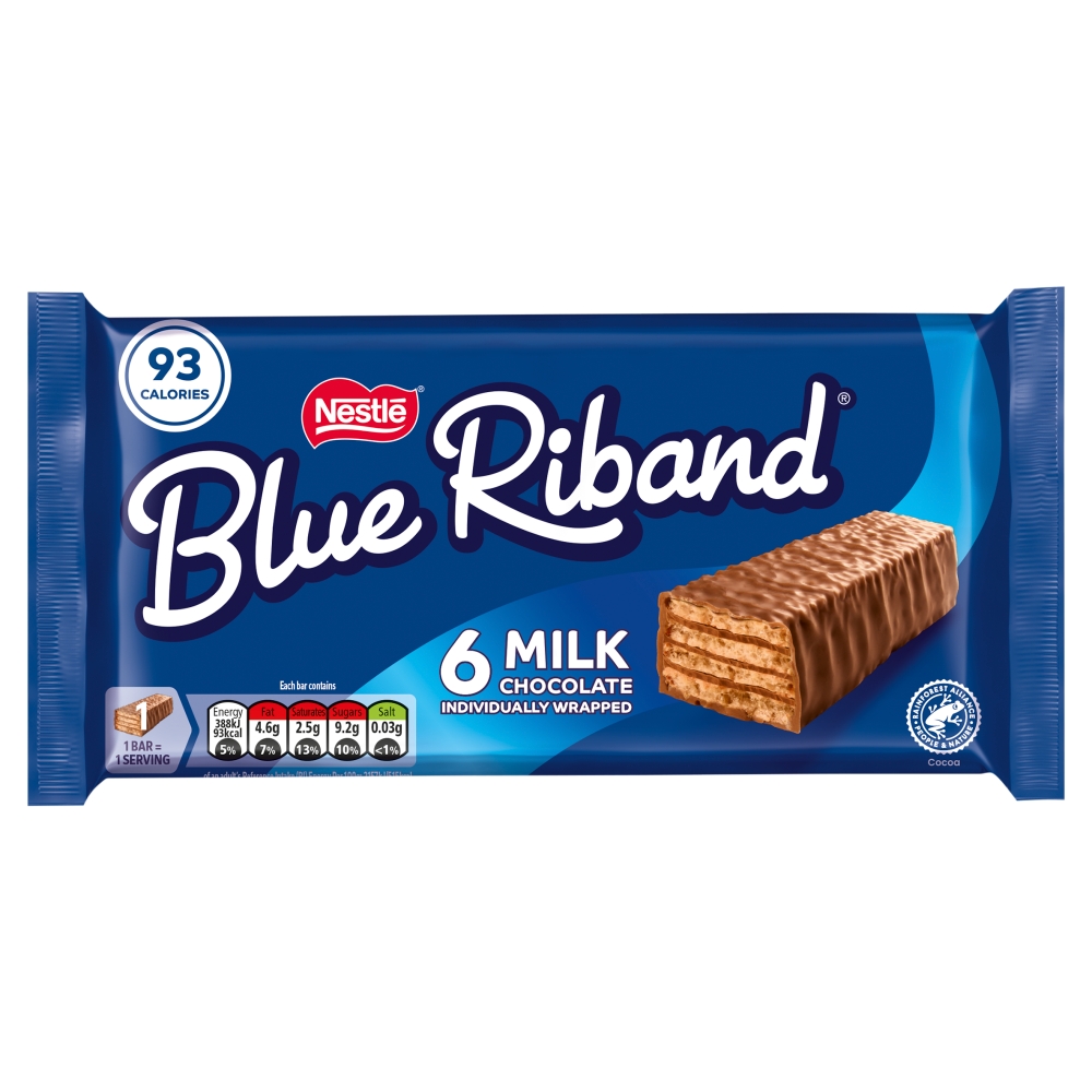 Nestle Blue Riband Milk 6 Pack 108G