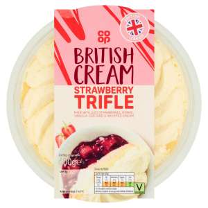 Co-op British Cream Strawberry Trifle 600g