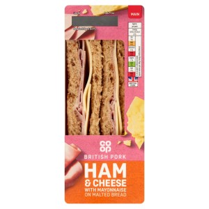 Co-op Ham & Cheese Sandwich - Co-op