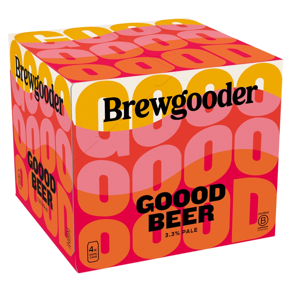 Brewgooder Goood Beer 4X330ml         