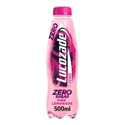 Lucozade Energy Zero Pink Lemonade 500ml