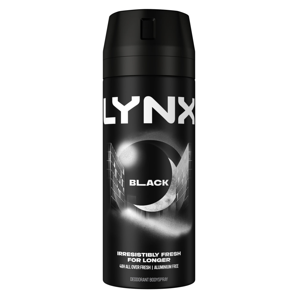 LYNX BODY SPRAY BLACK 150ml