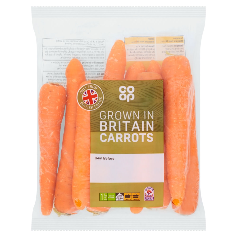 Co-op British Carrots 1kg
