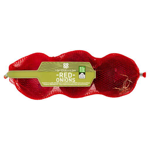 Co-op Red Onions 3 pack